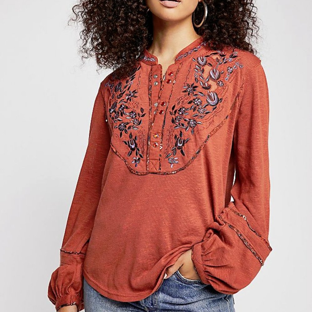 FREE PEOPLE SUNDANCE KID HENLEY